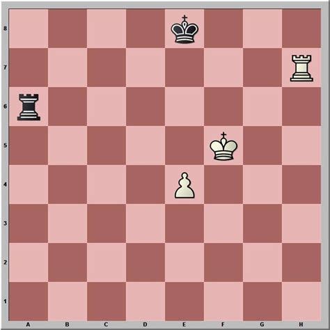 Chess Skills: Philidor Position: Historical Note