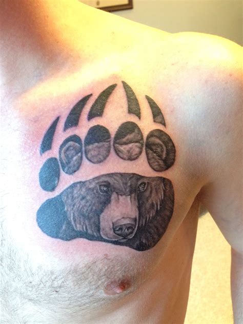 Grizzly bear paw | Bear claw tattoo, Bear paw tattoos, Claw tattoo