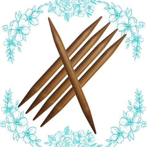 6" Bamboo Double Point Needles – The KnittingZone