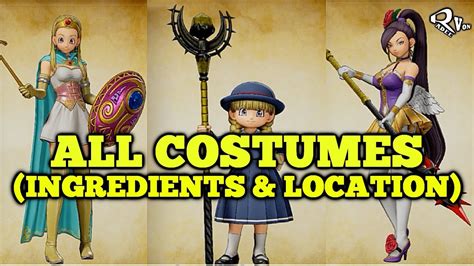 Dragon Quest XI - All Costumes and Armor Guide (100% Complete) - YouTube