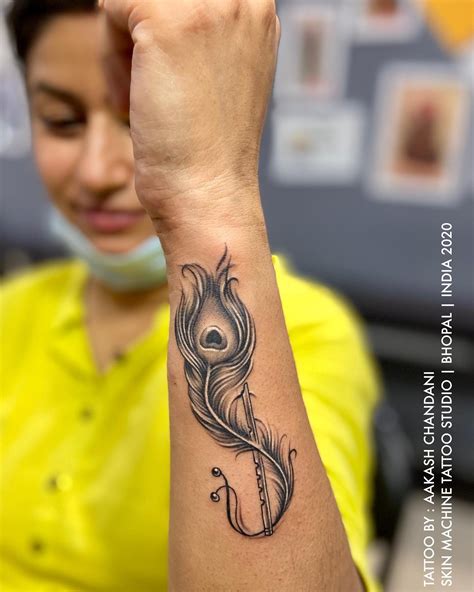 Peacock feather tattoo in 2021 | Trishul tattoo designs, Peacock feather tattoo, Tattoo designs ...