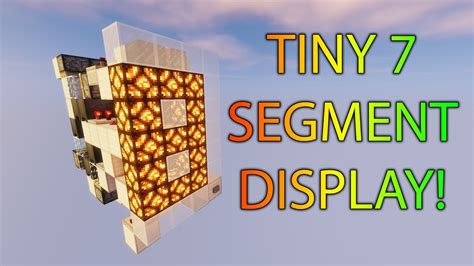 Smallest 7 Segment Display Tutorial - YouTube