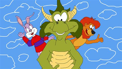 Reader Rabbit, Sam the Lion and the Dragon by TomArmstrong20 on DeviantArt