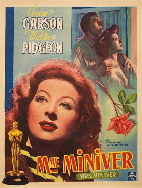 Mrs. Miniver Original 1942 Belgian Movie Poster - Posteritati Movie Poster Gallery