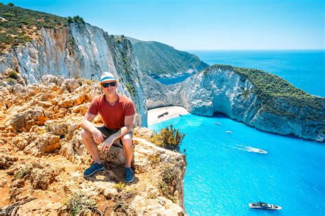 Exploring Navagio Beach (Shipwreck Beach) In Zakynthos, Greece