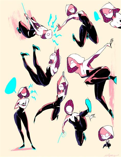 [P] Spider-Gwen by Ayshiun | Spiderman art, Spider gwen, Marvel fan art