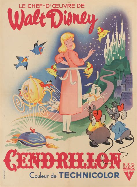 Cinderella / Cendrillon (1950) poster, French | Original Film Posters Online | Collectibles ...