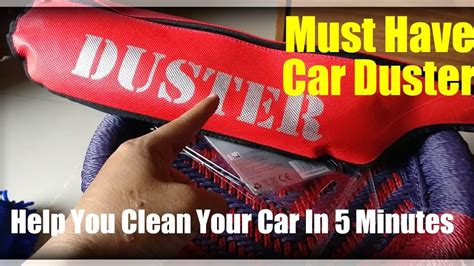 Car Duster to clean dust & dirt in few minutes - Honestly must have for everyone - YouTube