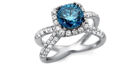 Blue Diamond Engagement Rings - Engagement Rings Wiki