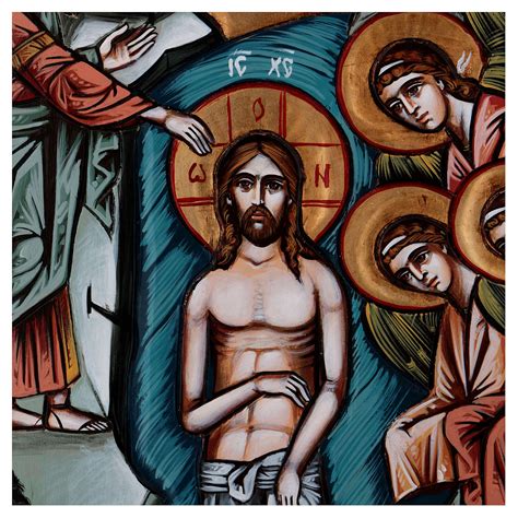 Baptism of Jesus icon, 45x120cm | online sales on HOLYART.com