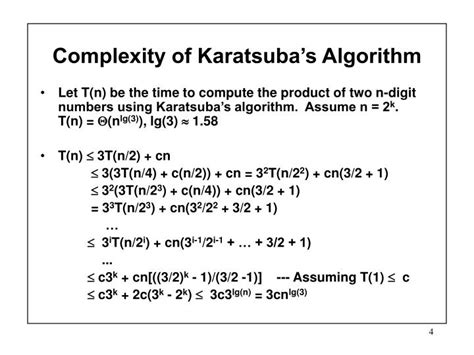 PPT - Karatsuba’s Algorithm for Integer Multiplication PowerPoint Presentation - ID:834466