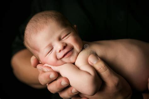 Newborn Baby smiling. Portrait of newborn smiling asleep , #Ad, #smiling, #Baby, #Newborn, # ...