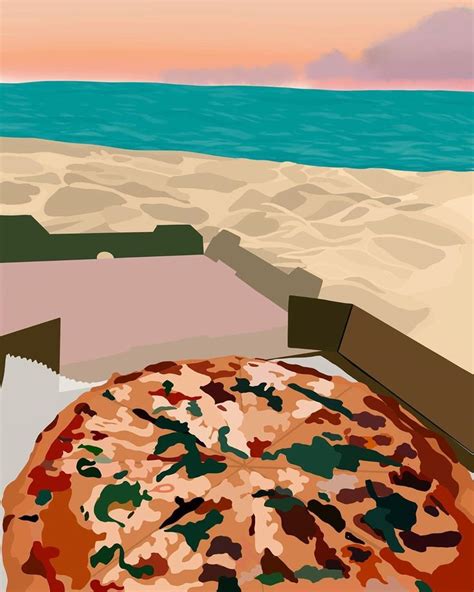 blythe on Instagram: “wishing I could be eating pizza on the beach ...