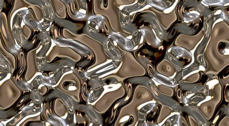 Chrome Melt. Liquid Metal Seamless Background Texture — Stock Photo © sanches812 #160050358