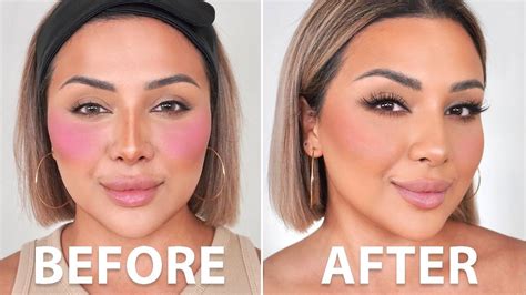 WHY THIS BLUSH TECHNIQUE WILL CHANGE YOUR MAKEUP LIFE | NINA UBHI | Peach blush makeup, How to ...