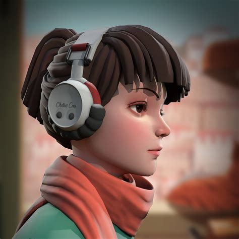 ArtStation - Lofi Study Girl Fanart