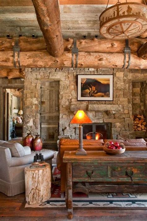 Log in | Living room decor rustic, Rustic house, Rustic living