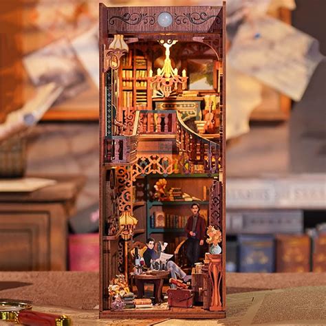 Sherlock Holmes Detective Agency Wooden Puzzle Book Nook – Fifijoy