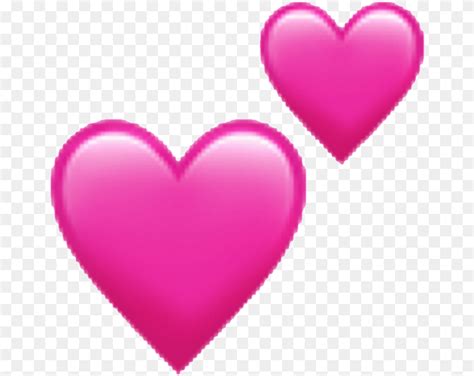 Ios Emoji Iphone Heart Hearts Spin Edit Stic Iphone Heart Emoji, Balloon Transparent PNG ...