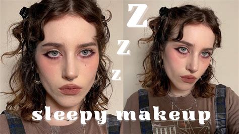 sleepy eyes tutorial - YouTube