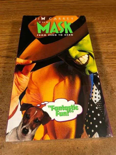 THE MASK VHS VCR Video Tape New / Sealed Jim Carrey Watermarked RARE $39.55 - PicClick