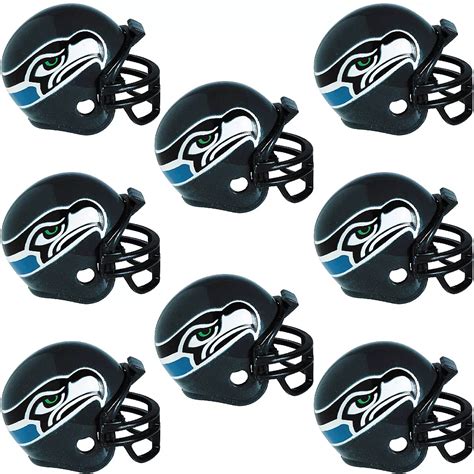 Seattle Seahawks Helmets 8ct | Party City