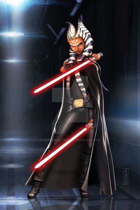 Dark Ahsoka | Dark side star wars, Star wars ahsoka, Star wars pictures