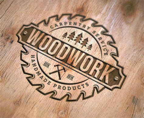 Logo Design Woodwork and Carpentry Logo Custom Logo - Etsy India ...