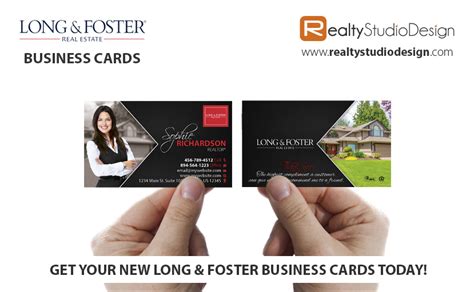 Long Foster Cards | Long Foster Card Printing Templates Designs