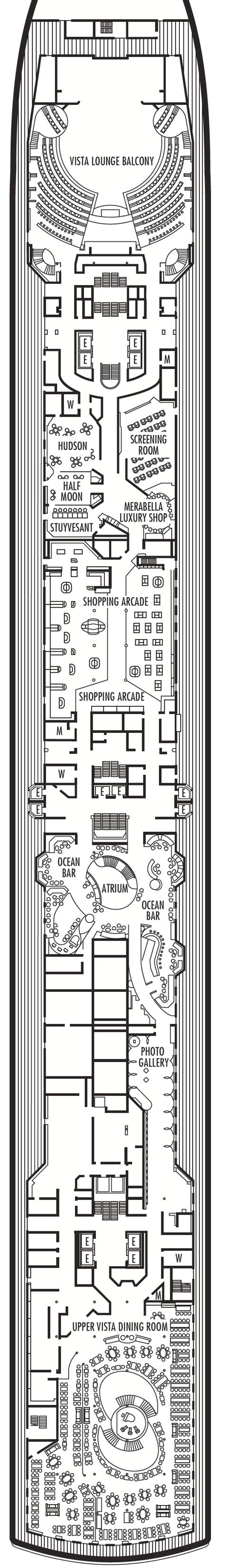 Zuiderdam deck plans - Cruiseline.com