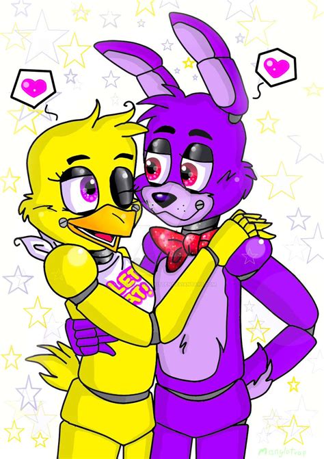 FNAF- Bonnie x Chica [BONNICA] by Mad-Scientist-Kitten on DeviantArt