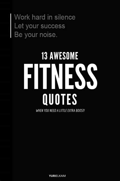 13 Awesome Fitness Quotes to Keep You Motivated | Yuri Elkaim