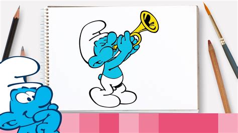 How to draw Harmony • The Smurfs - YouTube