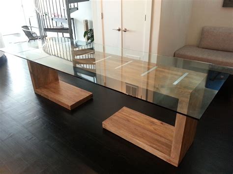 Glass Top Dining And Side Table | Modern glass dining table, Glass dining room table, Glass top ...
