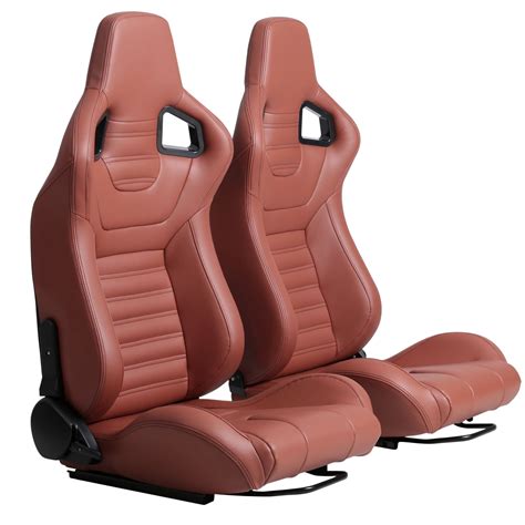 2Piece Ergonomic Racing Seats, High Back Gaming Chair with Adjustable ...