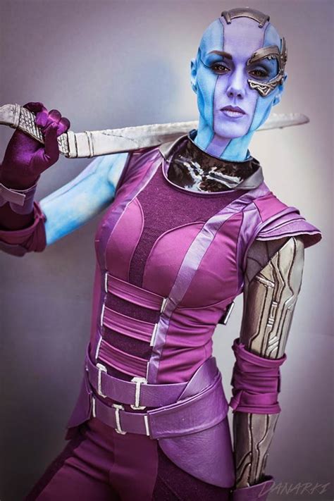 Fashion and Action: Stellar Guardians of the Galaxy Nebula Cosplay by ...