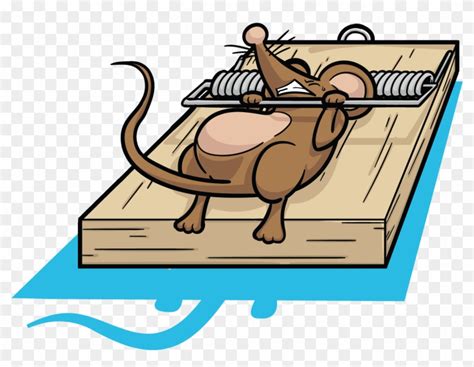 Rat Mousetrap Clip Art - Mouse In Trap Clipart, HD Png Download ...