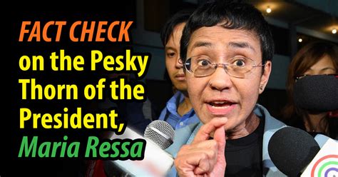 HERE ARE THE FACTS: This is how Maria Ressa will MILK her Arrest for a FAKE ANGLE against Pres ...