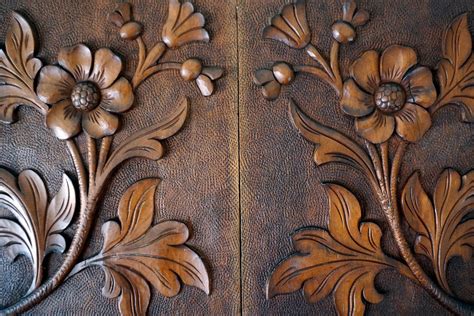 Carved Wood Decorative Panels Wood Carved Cherry Pair Panels Antique Hand Decorative - The Art ...