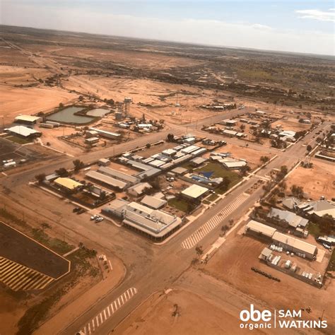 The township of Birdsville | OBE Organic Australia