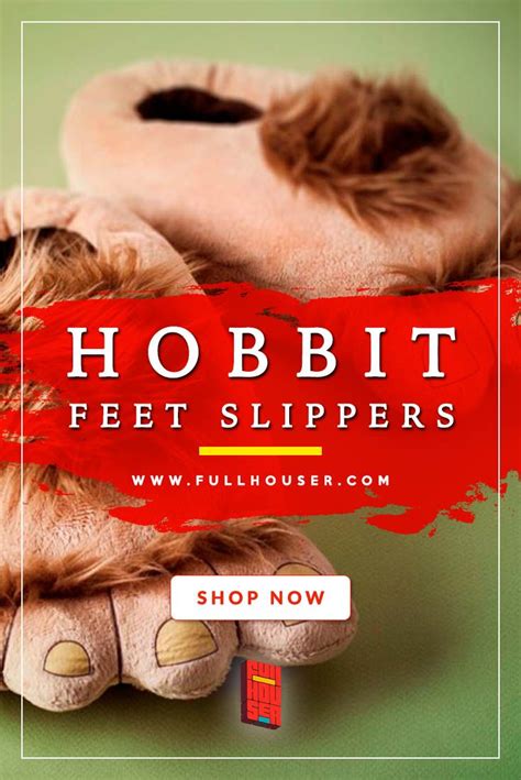 Hobbit Feet Slippers - Gifts for LOTR Fans