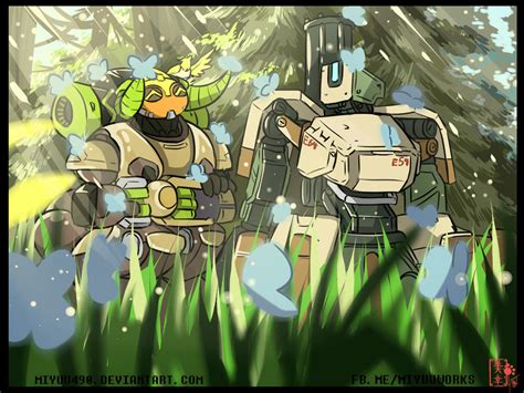 Knowing the nature with Bastion and Orisa p.5 by miyuu490 on DeviantArt