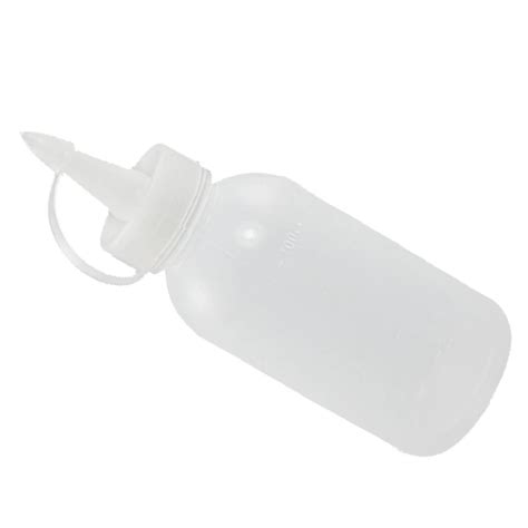 YOST Sewing machine oil bottle made of clear, white plastic 100ml spray nozzle-in Refillable ...