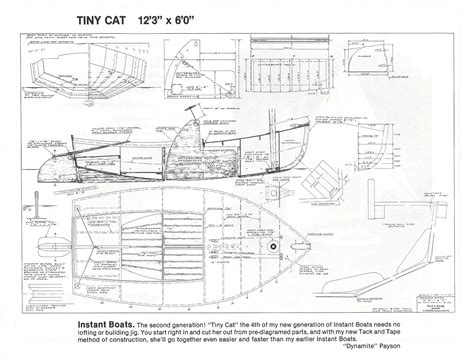 Tiny cats, Plywood boat plans, Boat plans