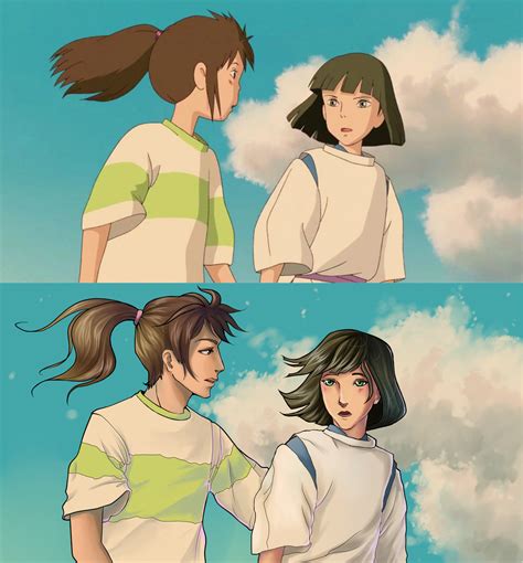 Haku and Chihiro by MaToKiRo on DeviantArt