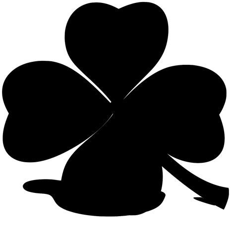 SVG > shamrock four-leaf trefoil lucky - Free SVG Image & Icon. | SVG Silh