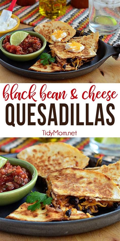 Black Bean & Cheese Quesadillas