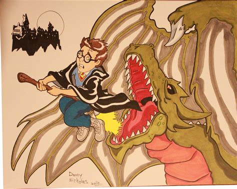 Harry Potter vs the Norwegian Ridgeback by DannyNicholas on DeviantArt