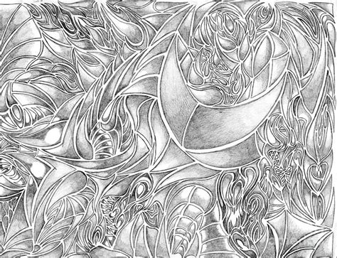 Abstract Drawing In Pencil What Do You See Series Drawing by Minding My Visions by Adri and Ray