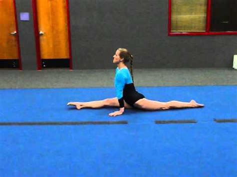 amazing 50 gymnast does multiple splits - YouTube